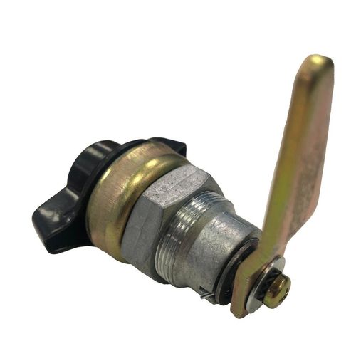 Maçaneta Externa da Porta – Preta - Sem chave – Giro à Direita - Completa (Porca, Calço e Lingueta Comprida) - Uso Geral - Ônibus