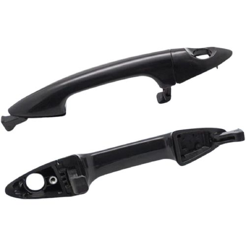 Maçaneta Externa da Porta Dianteira - Com Furo - Sem Chave - Preta - Esquerda - Hyundai Ix35 12 a 22