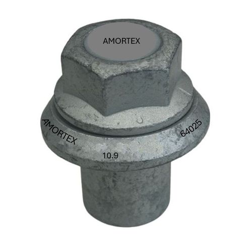 Porca Baixa de Roda de Alumínio Traseira C/Guia Longa M22x1,5 – Chave: 32/Altura Anel Oscilante: 27mm/Compr. Total: 62mm/Diâmetro Guia: 30,6 ± 0,3mm/