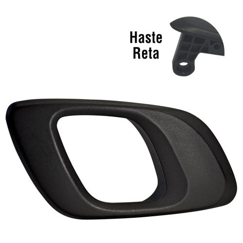 Maçaneta Interna da Porta Dianteira/Traseira - Preta - Haste Reto - Direita - Renault Kwid GI após 17