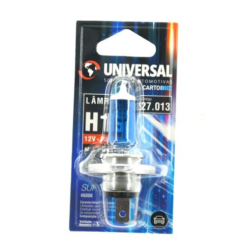 Lâmpada Halógena (Super Branca) - H19 12V 60/55W - PU43T-3 - 1650/1000 Luméns - Uso Geral - Uso Geral - Hyundai HB20 GII após 19 - HB20S GII após 19