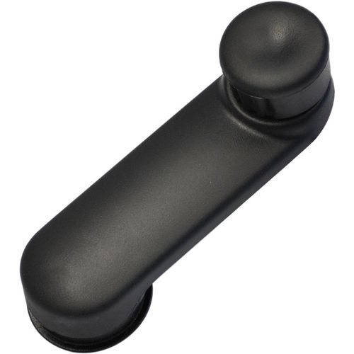 Manivela Reguladora do Vidro da Porta Dianteira/Traseira - Preta - Nylon - Direita/Esquerda - Renault Sandero GI 07 a 14 - Oroch GI após 15 - Logan 0