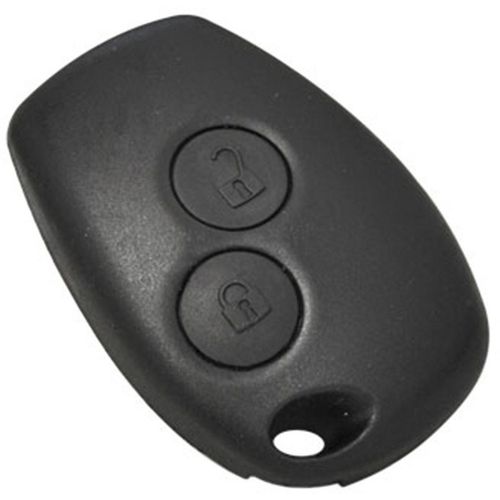 Capa do Telecomando - 2 Botões (Frente) - Renault Logan GI 07 a 13  - Sandero GI 07 a 14