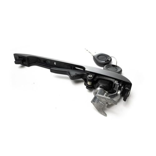 Maçaneta Externa da Porta Dianteira - Com Chave - Metal/Zamac - Friso Inox - Direita - VW Gol GI 80 a 96 - Saveiro GI 82 a 86