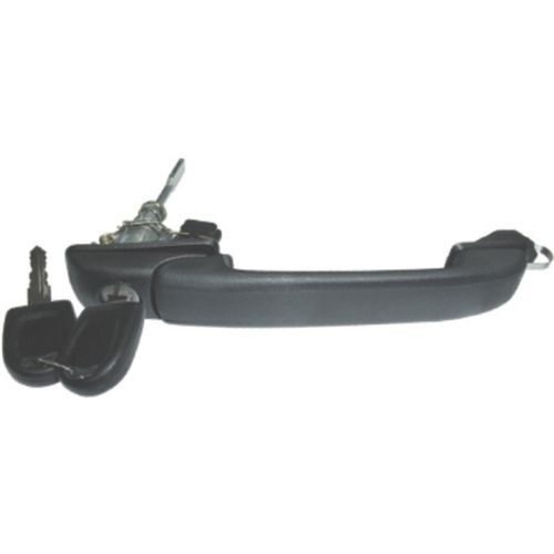 Maçaneta ext. da pta. diant. - dir./esq. Preto Mecânica C/Chave - Volkswagen Golf GIII 95 à 98