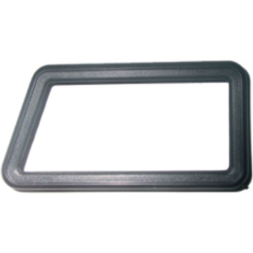 Moldura da Maçaneta int. Pé Alto pta. diant. - esq. Preto - Volkswagen Gol GI 87 à 94 - Parati GI 87 à 96