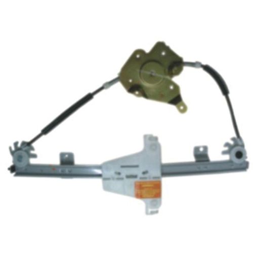 Máquina do Vidro Elétrica da Porta Traseira sem motor - Fixador Mabuchi - Esquerdo - VW Fox GI 4 portas 03 a 21 - Spacefox 06 a 18