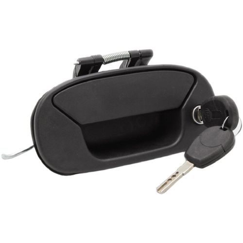 Maçaneta Externa da Tampa do Porta-Malas (Abertura Superior) - Preta - Com Chave (Preta) - Fiat Dobló GI 02 a 09