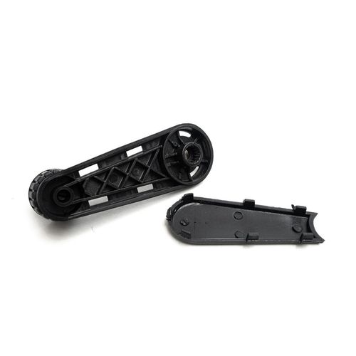 Manivela Reguladora do vidro pta. diant.s - dir./esq. Preto - Volkswagen Brasilia 73 à 81 - Delivery até 94